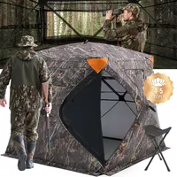 Vevor Jagdversteck 270° durchsichtiges Bodenversteck, 4–5 Personen Pop-Up-Hirschversteck für