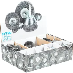 PFERD Tools Bürstenset Groß BSO ungezopft Stahl - 43900001