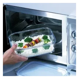 Luminarc Pure Box Active rechteckig transparent 16 x 11 x 6 cm 0,82 l 6-teiliges Set