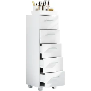 VCM Holz Badmöbel Schubladen Badschrank Kommode Zalo M