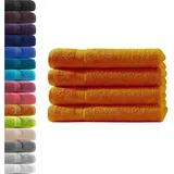 Hometex Premium Textiles Hometex Premium Handtuch 50 x 100 cm orange 4 St.