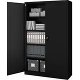 Jan Nowak Jan II Aktenschrank 185 x 115 x 40 cm Schwarz