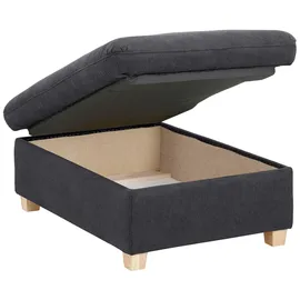 Home Affaire Hocker Bergamo mit Stauraum 110 x 44 x 81 cm Grau