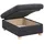 Home Affaire Hocker Bergamo mit Stauraum 110 x 44 x 81 cm Grau