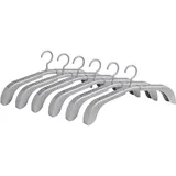 Kleiderstange HEINE HOME, silber (silberfarben), H:20cm T:4cm, Kunststoff, Kleiderstangen