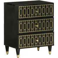 VidaXL Nachttisch 50x33x60 cm Massivholz Mango