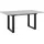 Mäusbacher Ausziehtisch 210 x 75 x 0 cm schwarz