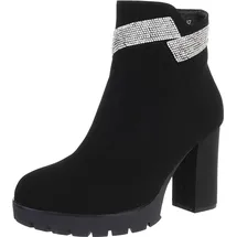 Ital-Design Stiefelette in Schwarz Gr. 38