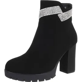 Ital-Design Stiefelette in Schwarz Gr. 38