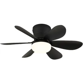 GLOBO Deckenventilator 51 cm Schwarz