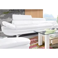 Cotta »Enterprise«, (Set), bestehend aus: 3-Sitzer mit Arm- & Kopfteilverstellung & Hocker