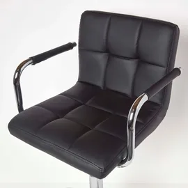 Homescapes Barstuhl Bramley 44 x 113 x 44 cm Schwarz