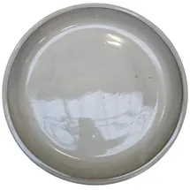 Teramico Blumentopfuntersetzer Pflanzteller 42 cm grau-weiß