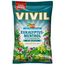 vivil® Eukalyptus-Menthol ohne Zucker Bonbons 33 St./ 120,0 g