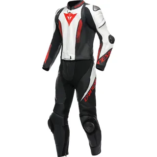 Dainese Laguna Seca 5 Lederkombi - Schwarz/Weiß/Rot - 52