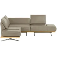 KOINOR Ecksofa  Phoenix ¦ grau ¦ Maße (cm): B: 253 H: 87 T: 209