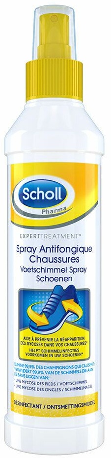 Scholl Spray Antifongique Chaussures 250 ml spray