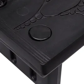vidaXL Whirlpooltreppe Schwarz 0,65 m