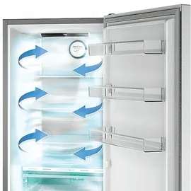 Beko B7RCNE567HXB1 Kühl-Gefrierkombination (490 l, 1920 mm hoch, New Silver)