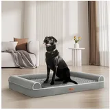 TIGGO Hundematratze Doggyhut® Orthopädisches Hundebett Hundesofa Hundematratze, Orthopädisches & Ergonomisches Hundebett grau XL:106x76cm