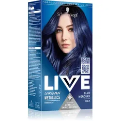 Schwarzkopf LIVE Urban Metallics Permanent-Haarfarbe Farbton U67 Blue Mercury 1 St.