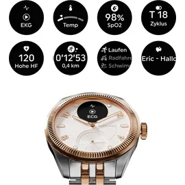 Withings ScanWatch Nova Brilliant 39 mm Gold