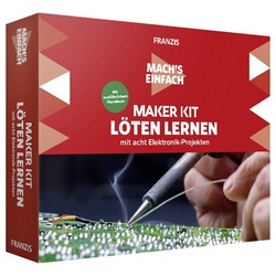 Franzis Lernspielzeug Maker Kit Löten lernen mit acht, Ausführung in deutscher Sprache