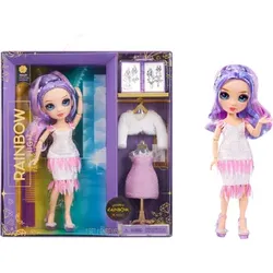 MGA 587385 Rainbow High Fantastic Fashion Doll- Violet (purple)