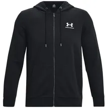 Under Armour Essential Fleece Kapuzenjacke Herren Black/White S