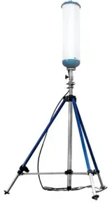 as-Schwabe EnergyTube XL 500 W, mit Profi Stativ XXL 70.000 Lumen, Höhe 4,60m