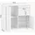 [en.casa] Sideboard Paarl 74 x 79 x 36 cm Weiß