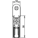 ATHMER Türdichtung Doppeldicht M-12/35 1-392 1-s.L.958mm Alu.silberf.HLT