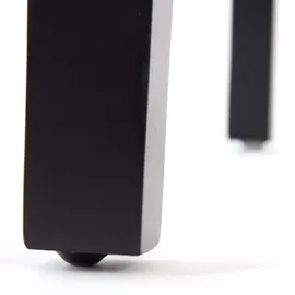 Mendler 2er-Set Esszimmerstuhl Stuhl Küchenstuhl Littau ~ Leder, braun, dunkle Beine