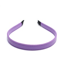 QinGoo Lila Leder Haarreife Frauen Stirnband Kopfschmuck Stirnbänder Haarband Haarschmuck 1stück(Purple)