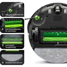 IROBOT Roomba Combo i8+ Schwarz