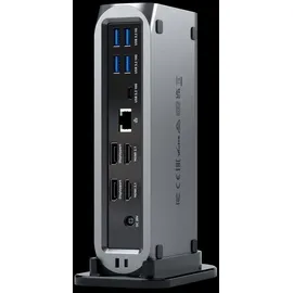 Satechi Multimedia Pro Dock + USB Hub, Grau,