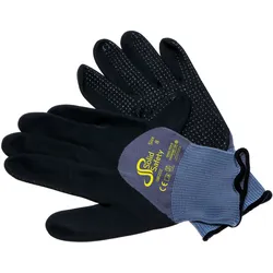 Solid Safety Tough Dots Rob Schutzhandschuh Nylon-Spandex