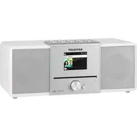 Telestar DIRA S 32i CD – Internetradio/DAB+Radio (Stereo, CD-Player, Streamingdienste, USB-Aufnahme, Bluetooth, WLAN), Radio, Weiss