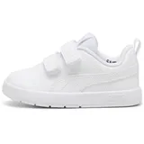 Puma Unisex Baby Courtflex V3 V Inf Sneaker, White White-Silver Mist, 26