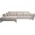 werk2 Ecksofa WERK2 "Garay, XXL-Liegefläche: elektrisch ausziehbar auf ca. 228×126 cm", beige, B:287cm H:64cm T:220cm, 100% Polyester, Sofas, Ecksofa, Luxus in Übergröße: XXL-Liegefläche, Komfort-Ottomane & stilvolle Füße