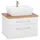 WELLTIME Waschbeckenunterschrank WELLTIME "Davos", weiß, B:60cm H:55cm T:47cm, Schränke, Waschbeckenunterschrank, Badmöbel, Waschtisch inkl. Waschbecken, Breite 60 cm