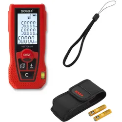 Sola Laser Entfernungsmesser Lasermesser Messer VECTOR 50 Gürteltasche 71024101