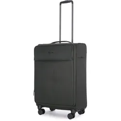 Stratic Reisekoffer  Light + Trolley 68 cm  erweiterbar  4 Rollen 61 l - Dunkelgrün