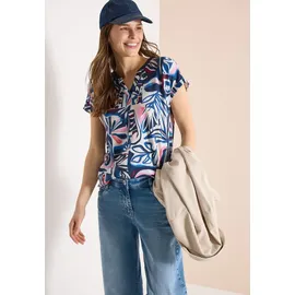 Cecil Print-Shirt Blau M