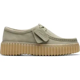CLARKS Torhill Bee für Damen, Sneaker CL26181190 Farbe: grün, Größe: 40 - 40