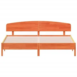 vidaXL Massivholzbett 180 x 200 cm Braun