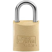 Burg Wächter 2951 Vorhängeschloss 15.00 mm verschieden schließend Messing Schlüsselschloss