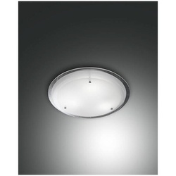 Fabas Luce Hill Deckenleuchte E27 1X60W Metall und Glas Weiss