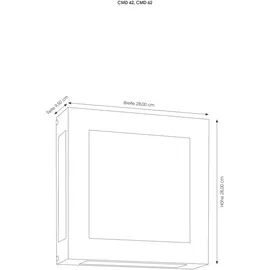 CMD Creative Metalldesign Hausnummernleuchte 62/HN/A Anthrazit