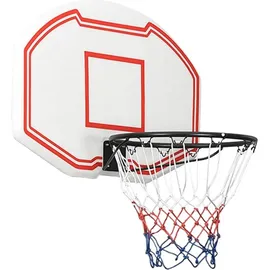 vidaXL Basketballkorb Weiß 90 x 60 x 2 cm
